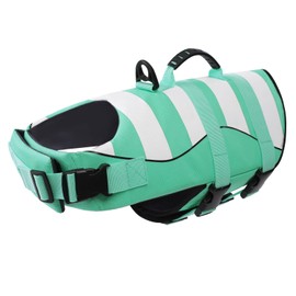 ASENKU Life Jacket Dog Small Dog Life Jacket Sports Style with Rescue Handle Adjustable Good Buoyancy Life Jacket Dog XS for Dachshund Chihuahua French Bulldog Labrador