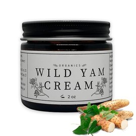Wild Yam Cream - Yam Root Cream for Women - Moisturising Wild Yam Cream for Hormone Balance - Organic Wild Yam Root Cream for Women - Organic Moisturising Cream Face & Body Skin Care