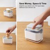 Obsoorth 10oz Dish Soap Dispenser for Kitchen Sink with Sponge