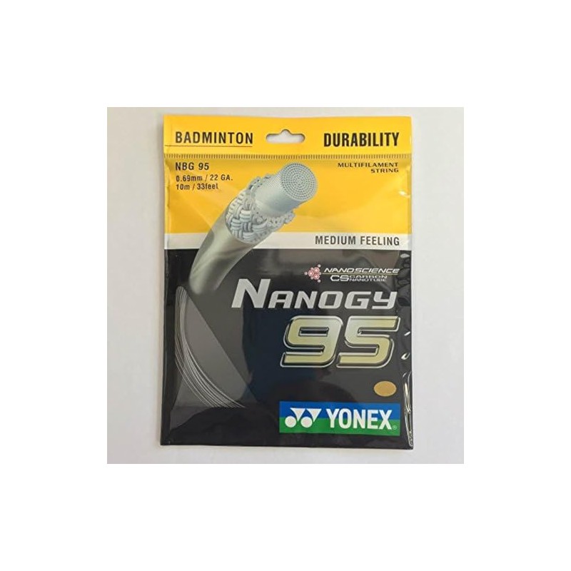 Yonex Nanogy BG 95 Badminton String - Graphite