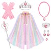10 Pieces Princess Cape Set Dress up Clothes for Little