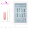 Bling Art False Nails Gel Glossy Ballerina Coffin 24 False