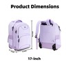 MATEIN Rolling Backpack for Women, 17 Inch Travel Laptop Backpacks
