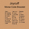 JoycuFF Love My Tribe Morse Code Bracelets for Women Bracelet