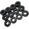 M10 Black Nylon Wide Spacers Standoff Washers ID 10.5mm, 4