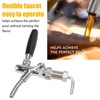 G5/8 Beer Tap Faucet Stainless Steel 304 Draft Beer Dispenser
