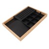 Stackable Jewelry Tray Organizer 3 Purpose Storage Cabinet Drawer Display