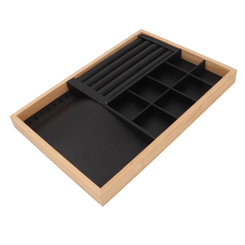 Stackable Jewelry Tray Organizer 3 Purpose Storage Cabinet Drawer Display