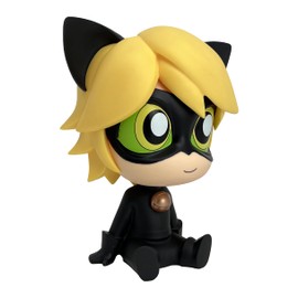 Plastoy Chibi Money Box Cat Black