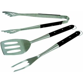 GrillPro 49525 3-Piece Forged Stainless Steel Tool Set