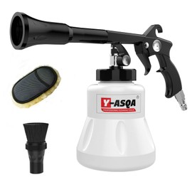 Y-ASQA Tornador car Cleaning Gun,Professional Deep Stain Removal Tornado air Pulse car Detail Thicken Cleaner Gun for Upholstery Carpet seat Canopy Interior Detailing Cleaning Kit