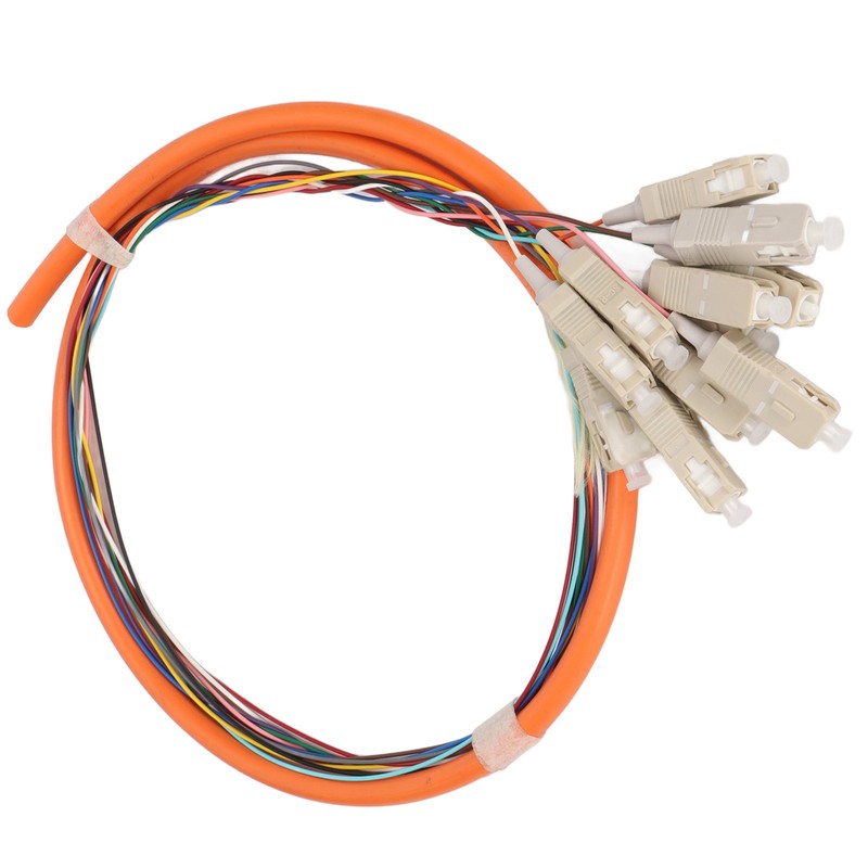Fiber Optic Cable 1 Meter 12 Strand Multimode Low Insertion