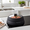 Microwave Splatter Cover Glass Microwave Cover for Food Collapsible Splatter