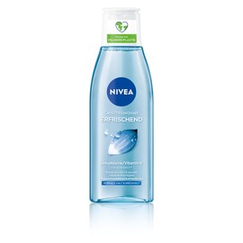 NIVEA Erfrischendes Gesichtswasser für normale und Mischhaut, veganer Toner fürs Gesicht mit Vitamin E reinigt & erfrischt die Haut, Gesichtswasser spendet intensive Feuchtigkeit (200 ml)
