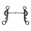 AJ Tack Argentine Engraved Smooth Snaffle Bit