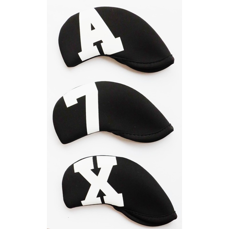 TSUCIA Golf Iron Covers with Color Count Headcovers Set of