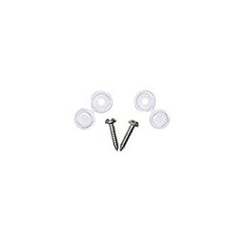 Pearl PWN643 Number Plate Security Caps/Screws - White