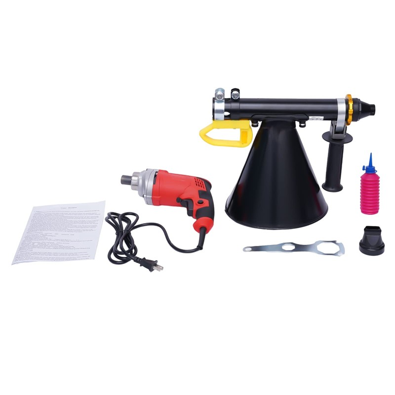 Electric Mortar Grout Pointing Gun Sprayer,Gdrasuya 10 Mortar Grout Electric