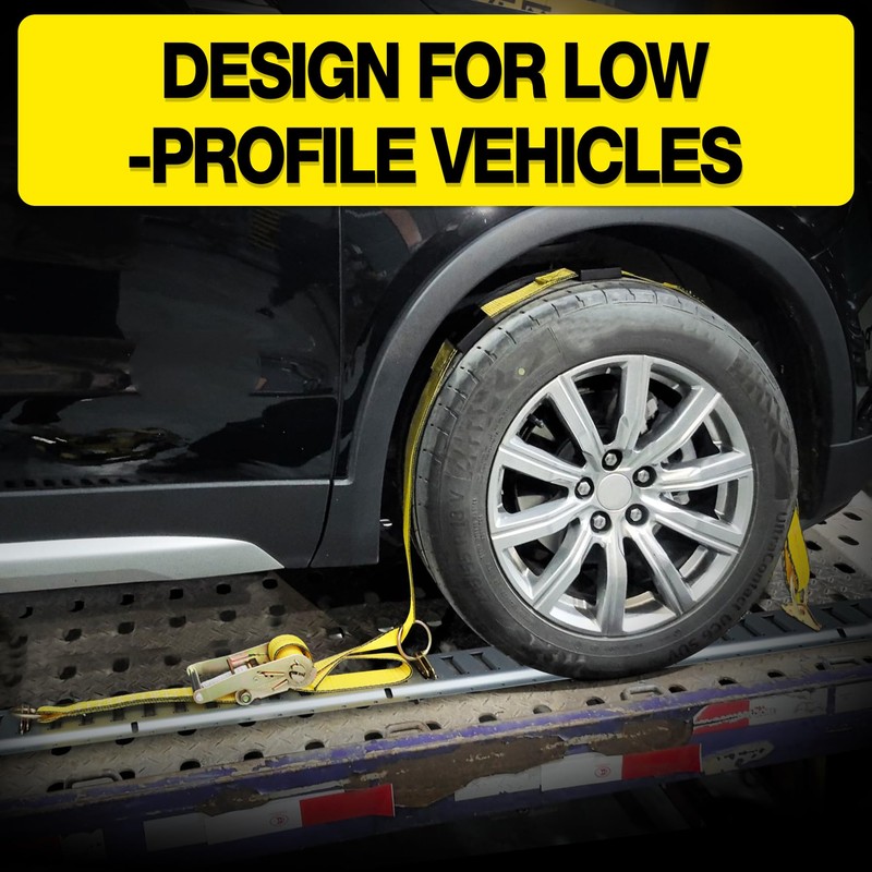 Autofonder Car Tie Down Straps for Trailers-10,000lbs Break Strength-2inx10ft Heavy
