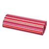 Pearl HY-5 092798 Eyeglass Case, Red, Hard Cotton, Striped Pattern