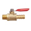 Litorange 2 PCS Brass Water Mini Ball Valve Shut Off