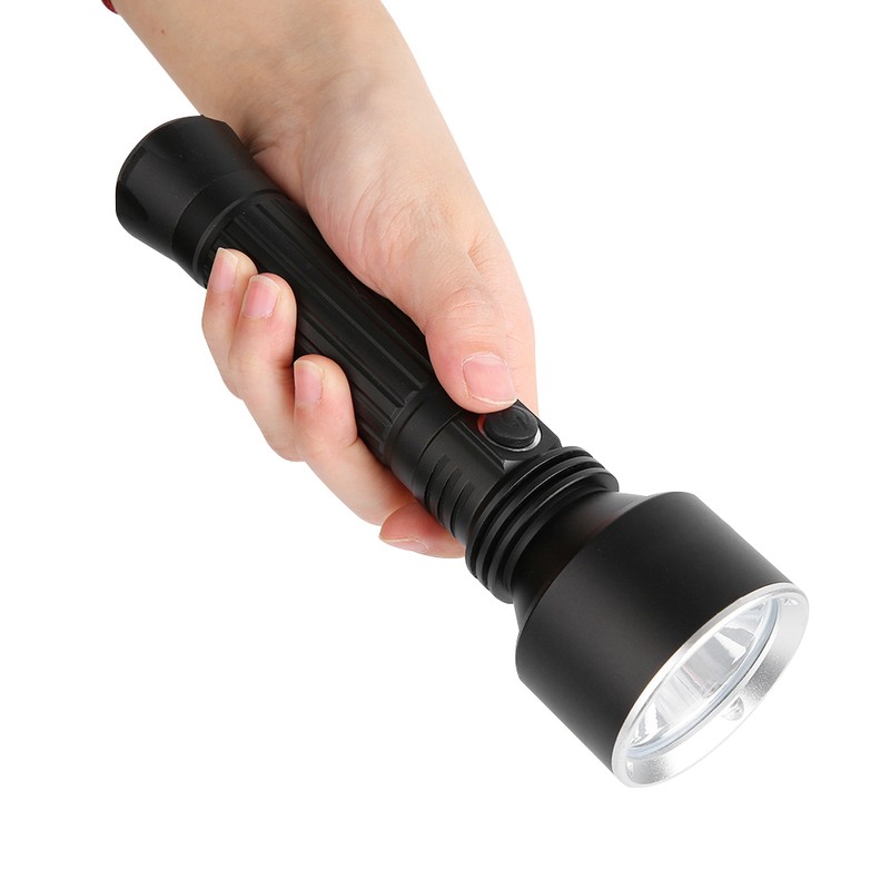 NK Aluminum Alloy Super Bright LED Torch Light Waterproof Rechargeable