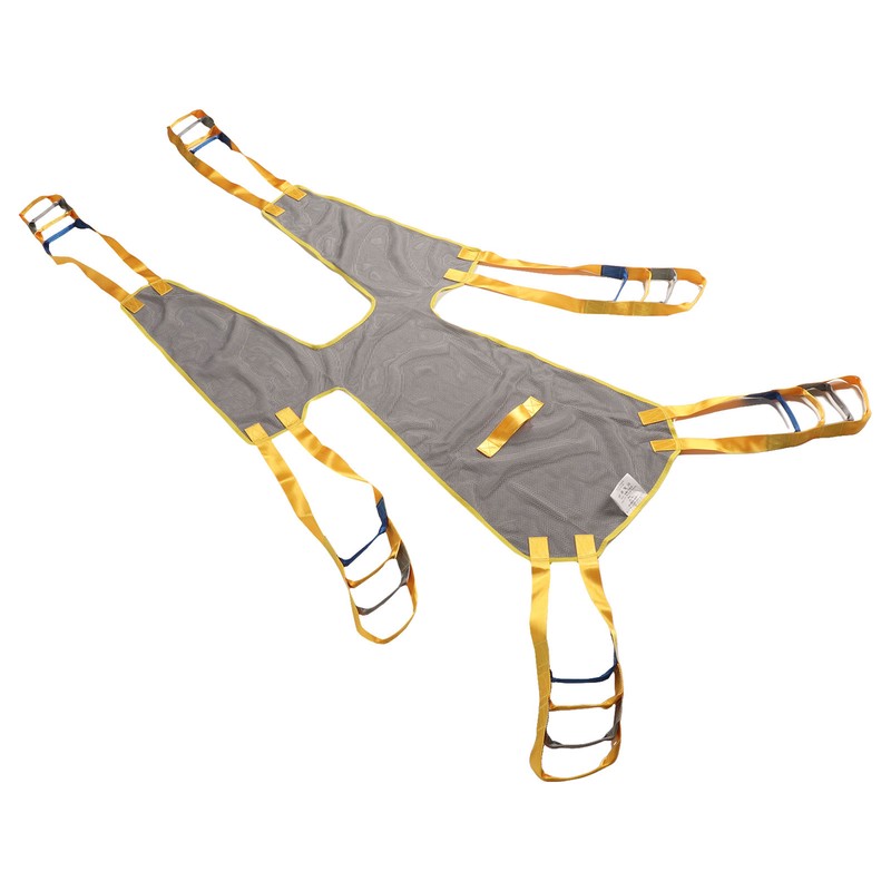 Patient Aid Lift Sling Mesh Full Body Divided Legs Head