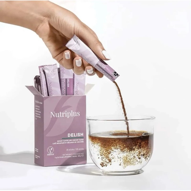 Farmasi Nutriplus Delish Instant Coffee and Chicory Blend 20 Sticks