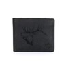Karla Hanson Men's RFID Blocking Leather Wallet (Black Elk)