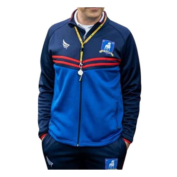 All Jackets Men Ted Lesso Jason Sudekis Brendan Hunt Blue Football Coach Track Suit Jacket (XL) (12)