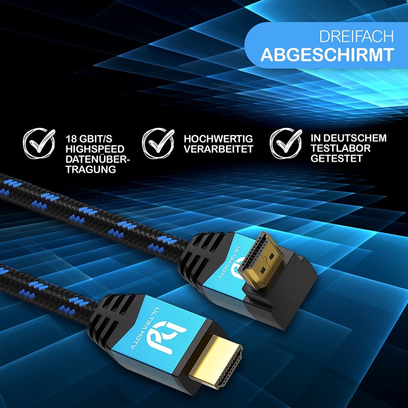 270° 4K HDMI 2.0b Cable by Ultra HDTV 5m I