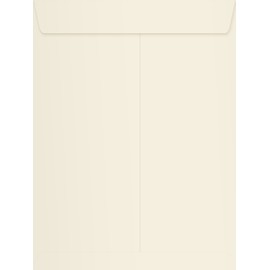 LUXPaper 9 x 12 Open End Envelopes | Peel & Press | Natural | 70lb. Text | 50 Qty