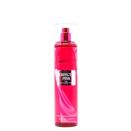 Bath and Body PERFECT IN PINK Fine Fragrance Mist 8 Fl Oz new womens Fragrance It smells Like vibrant cherries, pink camellia and whipped almond creme