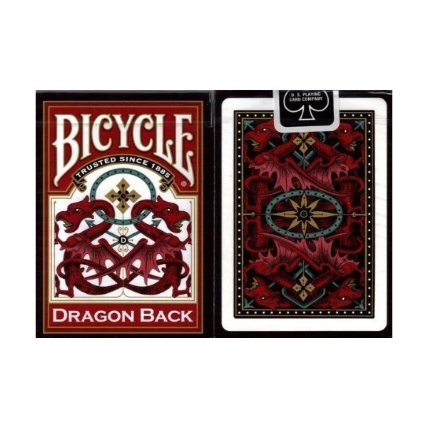 Bicycle Dragon Back Cards (Red) by USPCC - Trick