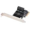 Expansion Card PCIE to 5 Ports SATA3.0 Module Converter Board