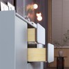 21" Drawer Slides Full Extension Soft Close, 85 lb Load