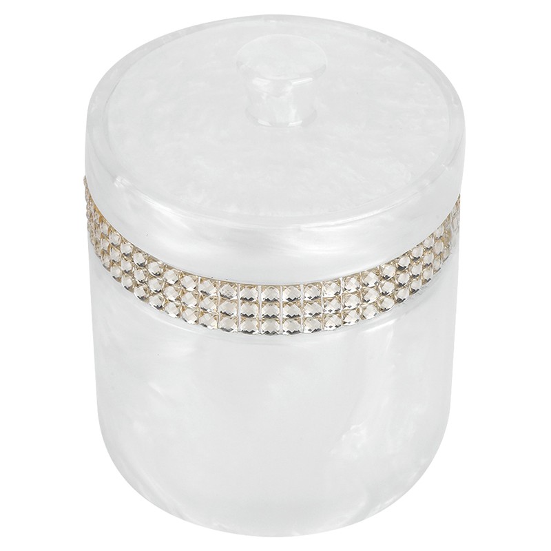 Innovative Resin Cotton Swab Toothpick Box Holder Jewelry Storage Container