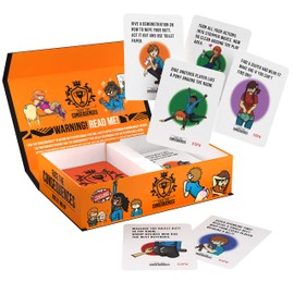 Face The Consequences: Not Safe for Wimps - The Universal Adult Expansion Pack for Any Party Game - Hilarious Addition to Game Night with Friends, Families, or Foes - 120 Full Color Cards Included
