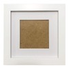 ZXT-parts 6x6 Picture Frames White 3.5x3.5 Picture Frame with Mat,