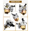 JUWEVAZU Carburetor Kit Fit for DeWalt DXPW3425E DXPW3425 3400PSI 2.5GPM