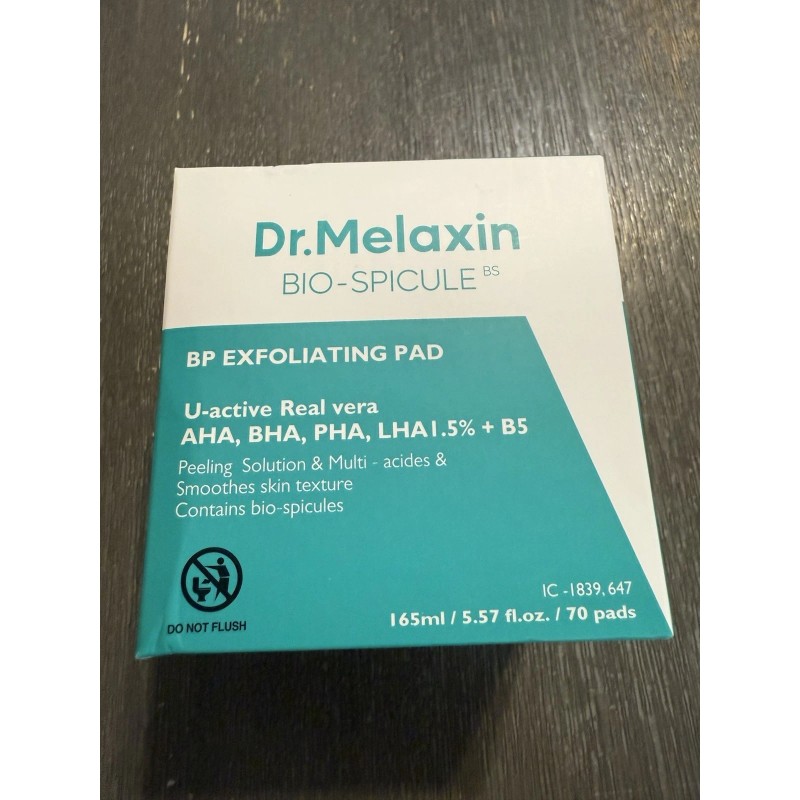 DR.MELAXIN [Dr.Melaxin] BP Bio Spicule Pore Exfoliating Toner Pad 70Pads,K-Beaut