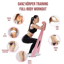 Yoga Bands, Set of 3, Fitness Bands, Gymnastics Band, Ideal for Yoga, Pilates, Strength Training, Physiotherapy, 1.5 m Long, Resistance Bands for Men and Women (3)