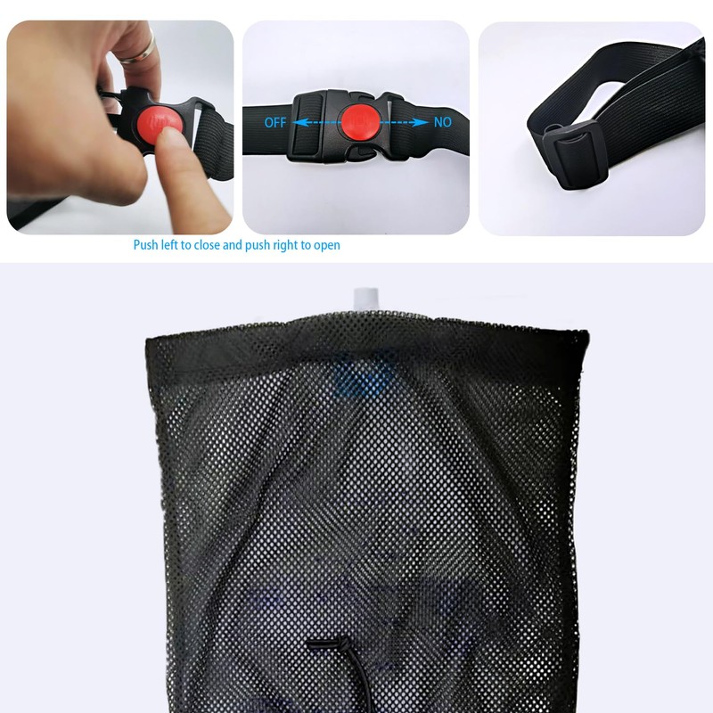 Adjustable Waistband with Pocket for Urine Collection Bags Nephrostomy Foley