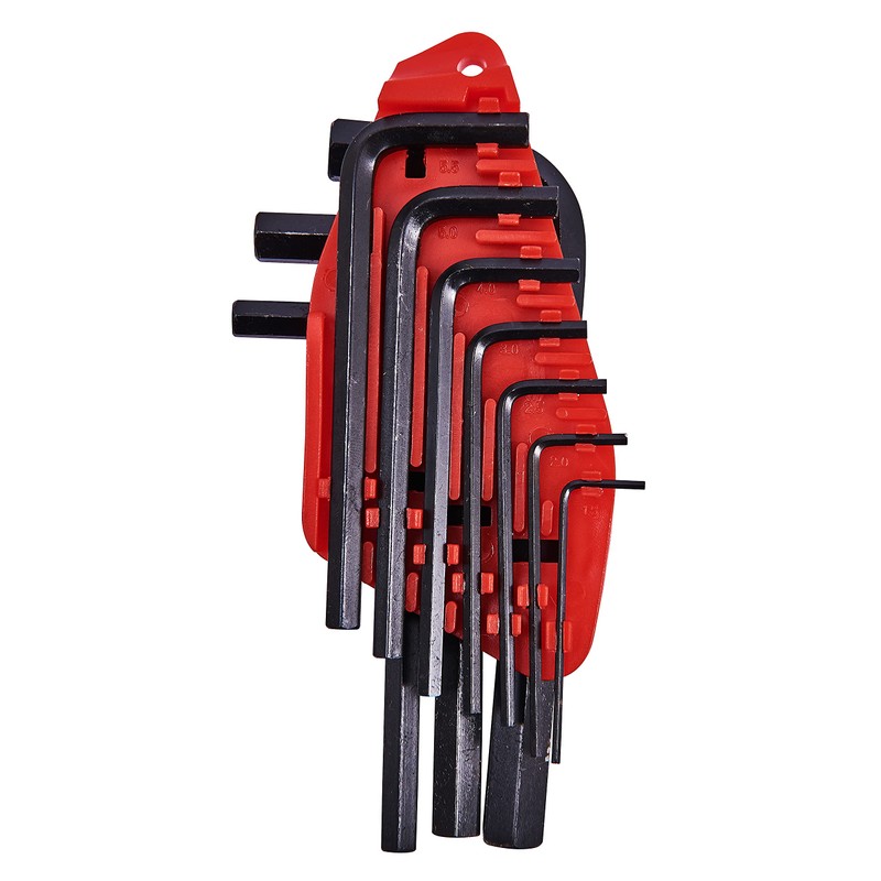 Amtech I8770 Hex Key Set, 10 Assorted Anti-Rust Hex Keys