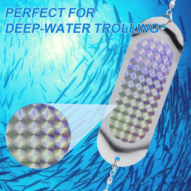 Kokanee Dodger Fishing Dodgers, 4.5 inch Kokanee Dodger Trolling Flashers,