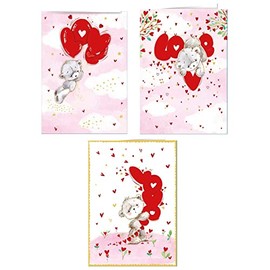 Osito Love 3D Card 13x19 + Envelope-4mod