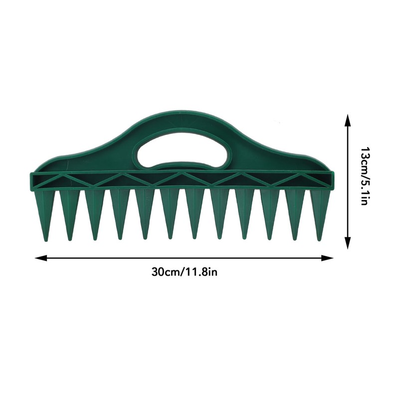 12 Holes Soil Digger Planter Increase Efficiency Garden Sowing Spacer