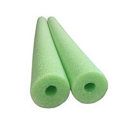 2 Pack Oodles Jumbo 55 Inch x 3.5 Inch Jumbo Swimming Pool Noodle Foam Multi-Purpose Lime Green