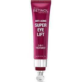 Retinol Super Eye Lift - Un lujoso tratamiento 3 en 1 combate el aspecto de círculos oscuros, arrugas y ojos hinchados
