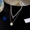 Collar de Mujer con Cadena Doble y Dije “Amor” con